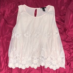 Forever21 peach dressy tank